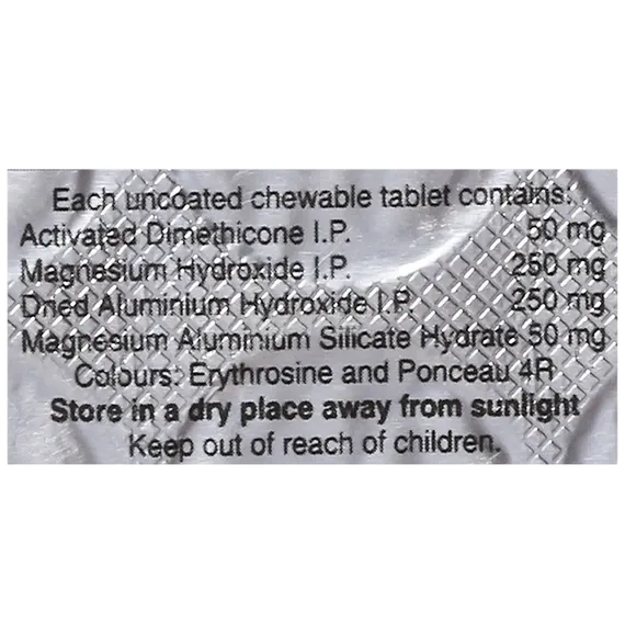 gelusil mps tablet 15's